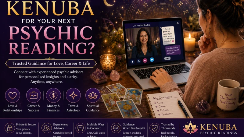 Why Choose Kenuba for Your Next Psychic Reading? Trusted Online Guidance for Love, Career &amp; Life