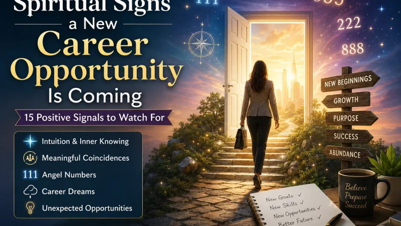 Spiritual Signs a New Career Opportunity Is Coming: 15 Positive Signals to Watch For