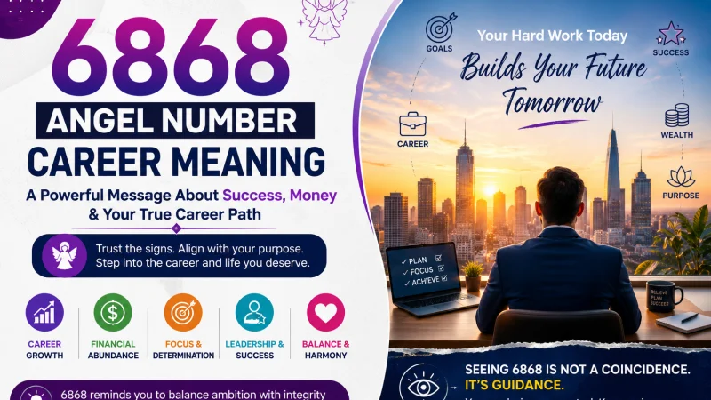 6868 Angel Number Career Meaning: A Spiritual Guide to Success, Money, and Finding Your True Career Path