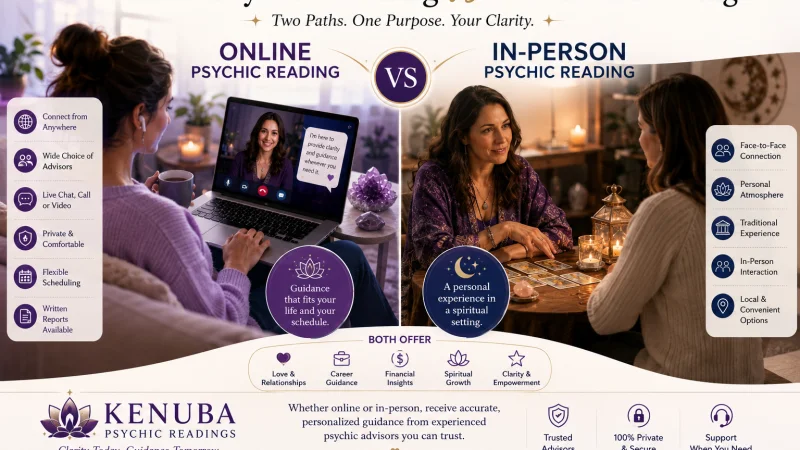 Online Psychic Reading vs In-Person Reading: Which One Is Right for You?
