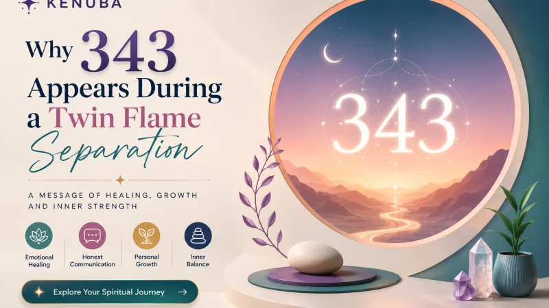 Why 343 Appears During a Twin Flame Separation