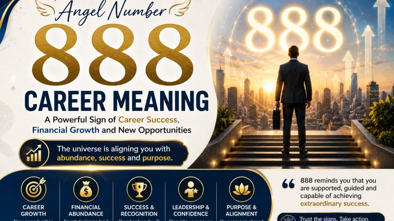 888 Angel Number Career Meaning: A Powerful Sign of Career Success, Financial Growth, and New Opportunities
