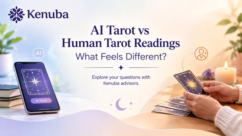 AI Tarot vs Human Tarot Readings: What Feels Different?