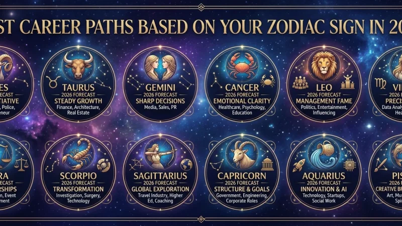 Best Career Paths Based on Your Zodiac Sign in 2026