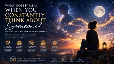 Why Do I Keep Thinking About Someone? Spiritual and Psychological Meaning