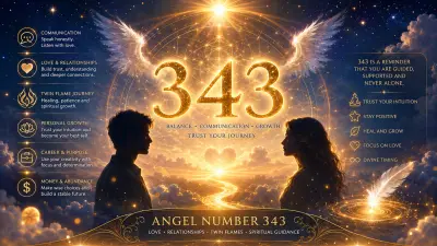 343 Angel Number Meaning Love, Relationships, Twin Flame &amp; Spiritual Guidance